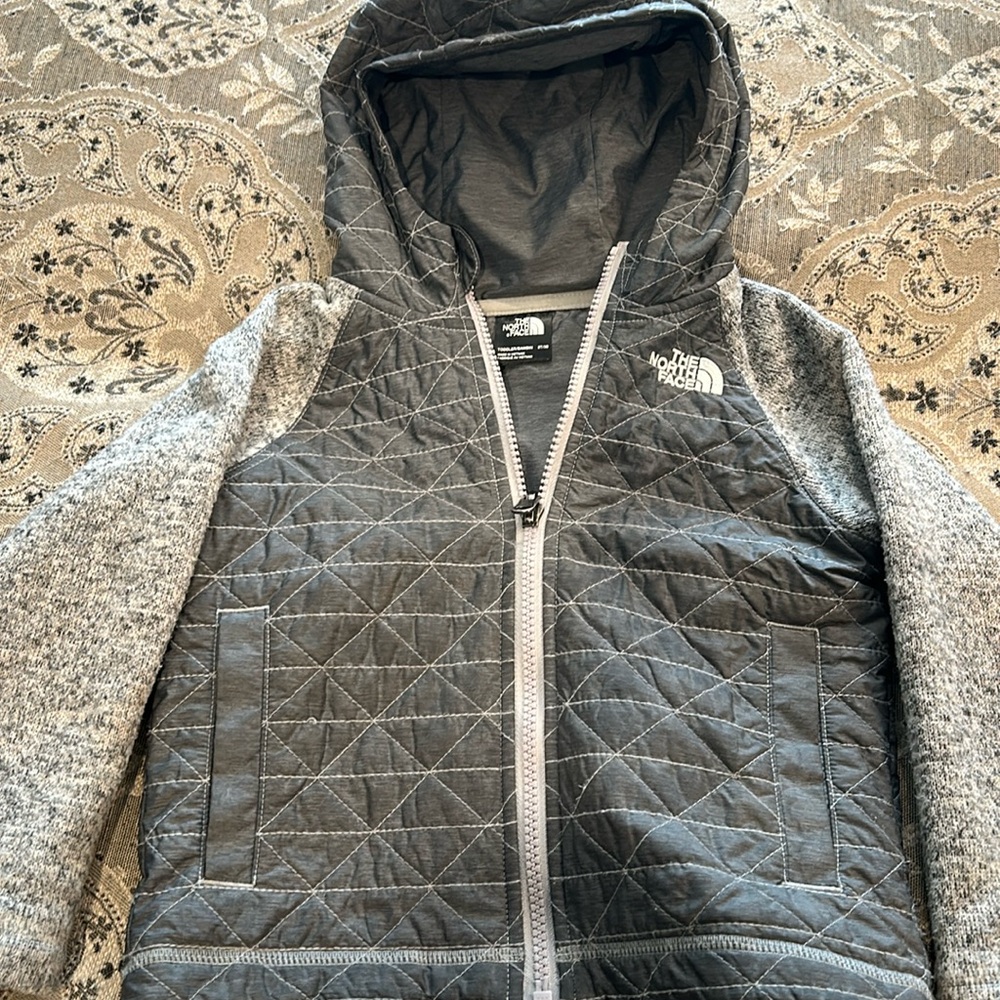 Toddler grey North Face jacket